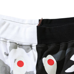 Bathing ape Bape Shorts Yin Yang luminous shark five-point pants straight beach pants