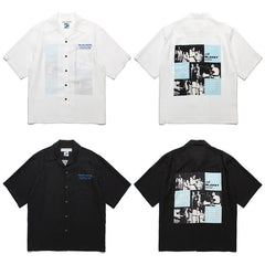 GUILTYPARTIES TIGER Shirts 24ss Art Blakey Jazz Drummer Hawaiian Short Sleeve Shirt