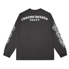 CHH Heart Long Sleeve Shirt Unisex Fashion Loose Long Sleeve Shirt