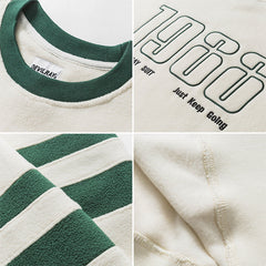 Men Pullover Hoodie Autumn and Winter Stitching Sweater Men's Fashion