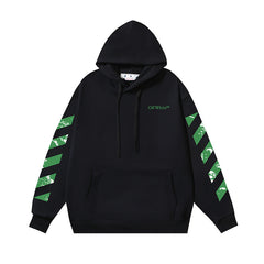 Off White hoodieVR Power Anchor Pattern Arrow Print Hood