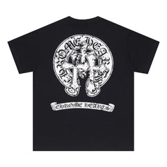 CHH Heart T Shirts Croix Sanskrit Cross Horseshoe Old T-Shirt