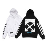 Off White hoodie empty arrow pattern pullover