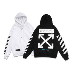 Off White hoodie empty arrow pattern pullover