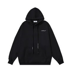 OW Unreal Arrow Micro Label Printed Hooded Sweater