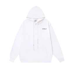OW Unreal Arrow Micro Label Printed Hooded Sweater