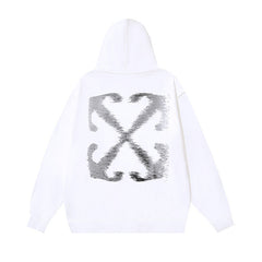 OW Unreal Arrow Micro Label Printed Hooded Sweater