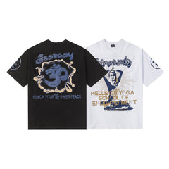 HS T Shirt Printed Loose Cotton