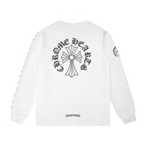 CHH Heart Long Sleeve Shirt Unisex Fashion Loose Long Sleeve Shirt
