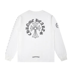 CHH Heart Long Sleeve Shirt Unisex Fashion Loose Long Sleeve Shirt