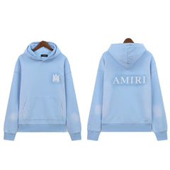 Amiri Hoodie AMI Letter Pattern Pullover Hooded Sweater Men and Women
