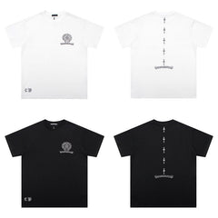 CHH Heart T Shirts Cross Color Printed Short Sleeve T-Shirt