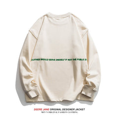 Men Pullover Hoodie Spring Sweater Men American Style Loose All-Match Fashion Spring and Autumn Leisure