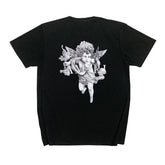 Amiri T Shirt Short Sleeve Angel Letter Print Casual