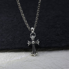 Chrome Hearts Necklace Letter Cross Versatile Pendant Necklace