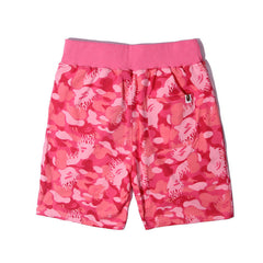 Bathing ape Bape Shorts Flame Blue Camo Shark Straight Beach Pants
