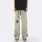 Men Jeans Retro XINGX Baggy Straight Trousers