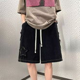 Men Jeans Hiphop XINGX Shorts Men's Summer Casual Oversize