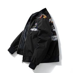 Mens Vintage Jackets Japanese Embroidered Jacket Baseball Suit Flight Suit