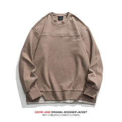 Men Pullover Hoodie Spring Sweater Men Loose Retro Casual