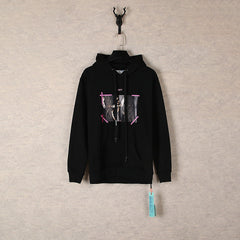 Off White hoodie angel wing pattern arrow hooded