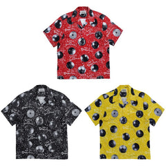 GUILTYPARTIES TIGER Shirts 18SS Disco Ball DISCO Mirror Ball Hawaiian Short Sleeve Shirt