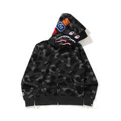 Bathing Ape Bape Hoodie Shark Head Double Hat Sweater