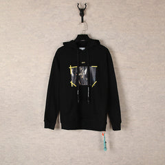 Off White hoodie angel wing pattern arrow hooded sweater