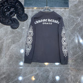 CHH Heart Long Sleeve Shirt Unisex Fashion Loose Long Sleeve Shirt