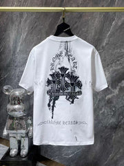 CHH Heart T Shirts Sanskrit Half Sleeve Crew Neck Short Sleeve Casual