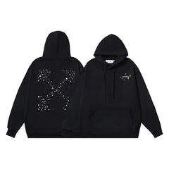 OW Star Snowflake Arrow Hooded Sweater