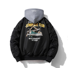 Mens Vintage Jackets Vintage Baseball Jacket Padded Jacket Oversize