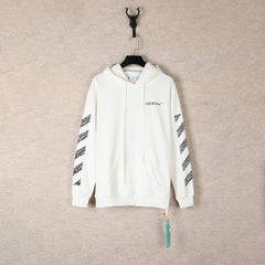 Off White hoodie sketch pattern arrow terry hooded