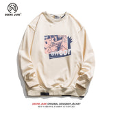 Men Pullover Hoodie Sweater Men's Loose All-Matching and Handsome