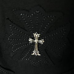 CHH Heart T Shirts Croix Heavy Industry Embroidery Short Sleeve T-Shirt