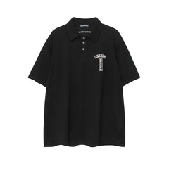 CHH Heart T Shirts Sanskrit horseshoe print lapel polo shirt versatile short sleeve