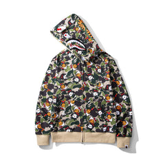 Bathing Ape Bape Hoodie Full Print Hello Kitty Cardigan Zipper