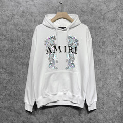 Amiri Hoodie Long Fashion Brand Hoodie Sweatshirts Hooded