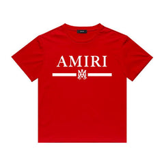 Amiri T Shirt Printed Casual Hip Hop round Neck Short Sleeve T-shirt