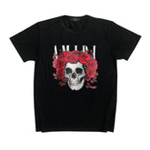 Amiri T Shirt Short Sleeve Letter Print Casual Hip Hop T-shirt Men