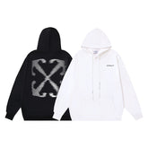 OW Unreal Arrow Micro Label Printed Hooded Sweater