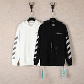 Off White hoodie sketch pattern arrow terry hooded