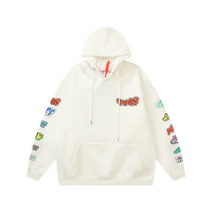 Off White hoodie autumn/winter cartoon pattern arrow
