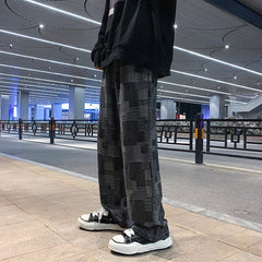 Men Jeans Spring Jeans Men's Straight Wide-Leg Pants