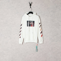 Off White hoodie Caravaggio oil painting pattern print hooded guard