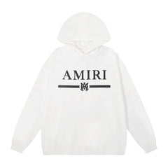 Amiri Hoodie AMI logo print hooded sweater for men and women