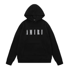 Amiri Hoodie AMI Letter logo print hooded sweater for men and women
