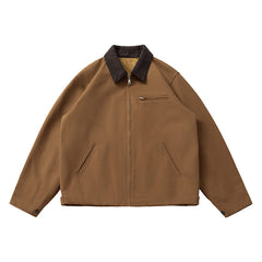 Mens Vintage Jackets West Coast Tooling Lapel Coloring Jacket vintage