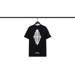 CHH Heart T Shirts T-Shirt Crossshaft Cotton Crew Neck Short Sleeve