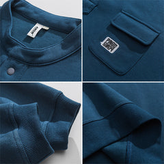 Men Pullover Hoodie Spring Sweater Men's Loose All-Match Casual